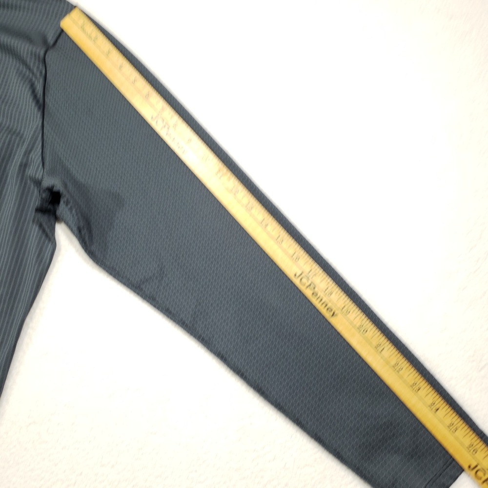 Under Armour ColdGear Baselayer Men 3XL Gray Grid Mock Neck Fitted Shirt Gym - Picture 7 of 8